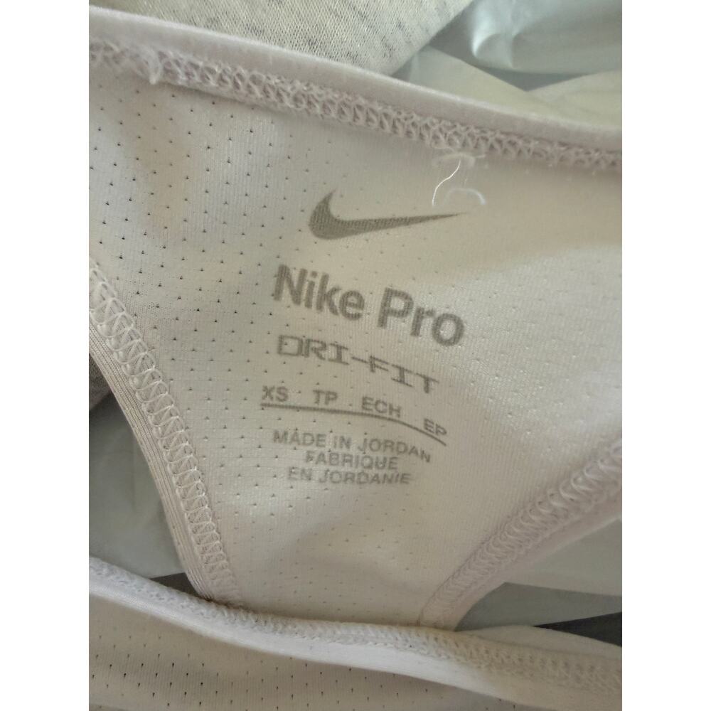 Nike White Racerback Tank - Picture 3 of 4